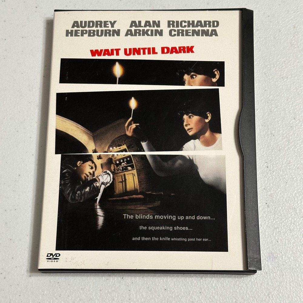 Wait Until Dark DVD Audrey Hepburn Alan Arkin Thriller Suspense Classic Movie‎